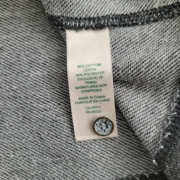 Roots Canada basic heather grey marled long sleeve top - Picture 12 of 13